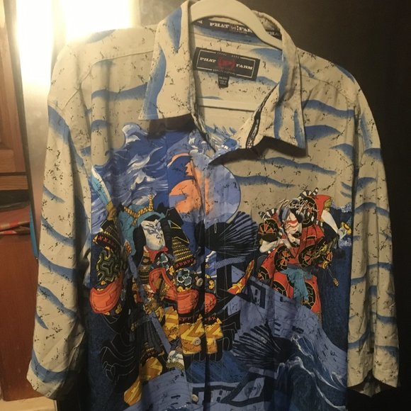 Phat Farm Japanese Samurai Shirt 297 4 